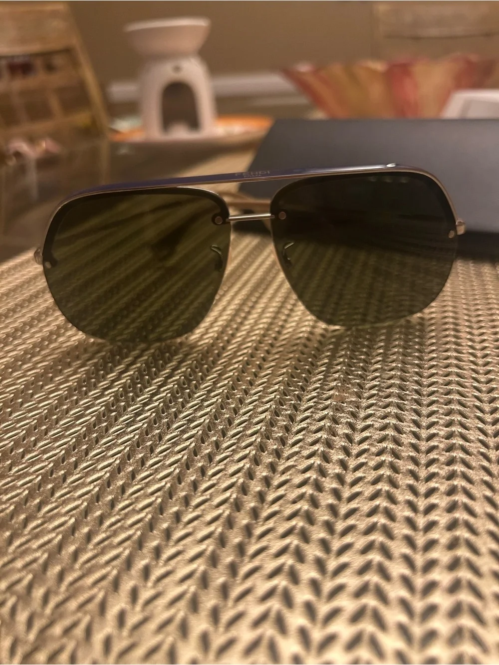 Fendi Sunglasses w/Leather Fendi Case - New!